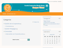 Tablet Screenshot of mundonuevo.tucampus.org